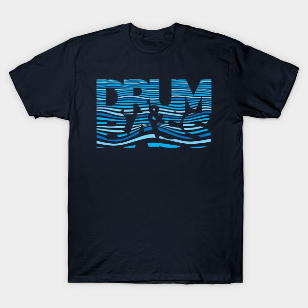 Drum and Bass T-Shirt by FAKE NEWZ DESIGNS